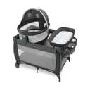 Graco Pack n Play Dome LX Playard with Baby Bassinet Lightweight Portable Crib Push-Button Fold Travel Crib Redmond Convertible