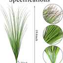 FOIMAS 12pcs Artificial Grass Plants,19.68" Faux Shrubs Wheat Grass Greenery Stems Fake Plants for Indoor Outdoor Home Decoration