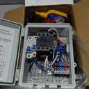 Upgraded Septic Control Panel with Septic Alarm, Pump Circuit Breaker, 14 AWG Power Cord, Float Switch, High Water Septic Tank Alarm with Flashing Lights, 110 DB Audible for Efficient Warning