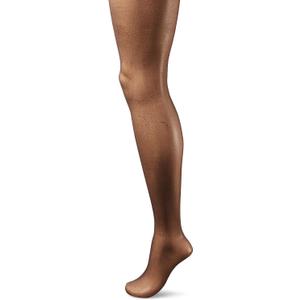 L'eggs Everyday Control Top Sheer Toe Pantyhose for All Day Comfort, 100% Nylon (Black)