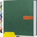 Popotop Large Photo Album Self Adhesive 4x6 5x7 8x10 Scrapbook Album DIY Picture Book,Gifts for Mom,Family Baby and Wedding,with Metal Pen and Plastic Board