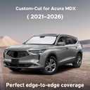 EcoNour Windshield Sunshade Compatible for Acura MDX 2021-2024 2025 2026, Sun Visor for Front Windshield & Window Sun Shade Cover, UV Heat Blocker & Protector, Car Accessories