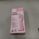 Disposable Nitrile Dishwashing Gloves, Extended 12 Inches Cuff, 6-mil, Cherry Blossom Cleaning Gloves, Latex-Free (Small)