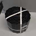 Land Guard Corrugated Garden Edging Border, 6"50' Landscape Paver Edging, Tall Landscape Edging, Fence for Garden, Flower Bed, Lawn and Landscape Edging (Black)
