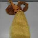 Geyoga Halloween Lion Costume Set Lion Animal Ears Headband Gloves Tail Bow Tie Gold Tutu Skirt Animal Fancy Costume Kit Accessories for Girls