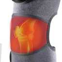 Xllent 3-in-1 Heated Knee Massager with Vibration for Pain Relief, Cordless Electric Knee Brace for Arthritis and Joint Stiffness, Portable Massager for Knee Shoulder Elbow, Gifts for Seniors