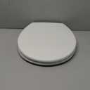 Kohler 20111-0 Brevia Round Toilet Seat, with Grip-Tight Bumpers, Quiet-Close Seat, Quick-Attach Hardware, White