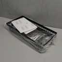 Fruit Basket for Kitchen Counter, Extra Large Fruit Bowl with Banana Hangers, 2 Tier Fruit Holder Stand Countertop Organizer for Vegetable Onion Potato Bread Snack Produce Storage and Display, Black