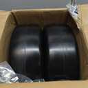 GICOOL Flat Free Lawn Mower Tire and Wheel with Bearing Bore 3/4" or 5/8", 13x5.00-6 Smooth Tread Tire, 3.25"-5.9" Centered Hub, 2 PCS