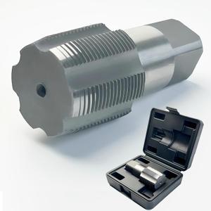 1-1/4"-11-1/2 NPT Pipe Tap, Precision Carbon Steel NPT Tap Set for Clean Accurate Threads, 1-1/4-11-1/2" NPT Tap, Perfect for Plumbers Mechanics DIYers, with Durable Plastic Case.