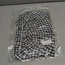 Boxer Shorts for Women Summer Gingham Pajama Casual Plaid Shorts Y2K Beach Bottoms with Pocket(Black, S) (S)