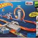 Hot Wheels Toy Car Track Set, Track Builder Playset Total Turbo Takeover with 1:64 Scale Vehicle, Motorized Booster & Multiple Configurations