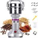 150g Grain Mill, 304 Stainless Steel Spice Grinder, 1500W High-speed Commercial Flour Mill, Superfine Flour Mill Grinder for Home, Grain Mill for Flour