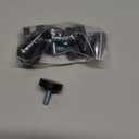 pulwury 12 Pcs 1/4" Thread Leveling Feet, Adjustable Furniture Feet Threaded Screw in for Table Leveling Feet Screw, for Table, Cabinets, Chairs, Stool Legs