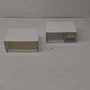 Desk Organizer with 4 Drawers, Makeup Organizer, Plastic Sundries Storage, Vanity Organizer, Cosmetic Storage Organizer, Desk Storage Box, Bathroom Counter or Dresser, White (CD-QBH-01)