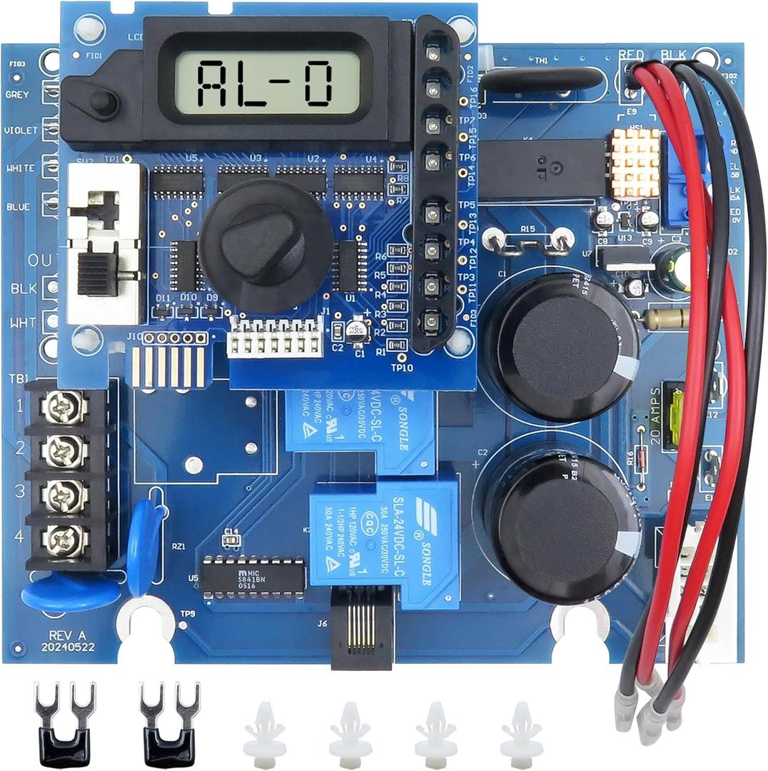 GLX-PCB-RITE Main Circuit Board & GLX-PCB-DSP Display Board Compatible with Hayward Goldline Aqua Rite Salt Chlorine Generators