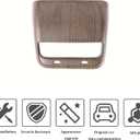 ABS Rear Center Console Air Vent AC Vents Cover Trim for Tesla Model 3 & Model Y 2017-2021 (Pear Wood Grain)