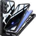 Magnetic Privacy Case for Samsung Galaxy S26+ Plus,Compatible with Magsafe,Anti Peeping Screen Protector Anti SPY Cover,Double-Sided 360 Degree Full Cover S 26+ Plus Phone Case,Black