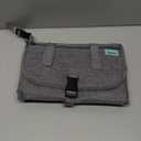 Kopi Baby Portable Diaper Changing Pad - Baby Diaper Changer Travel Bag with Wipes Pocket, Smart Design Portable Changing Mat, Infant Travel Station Kit, Gift for Newborn Girl & Boy - Grey, Premium