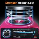 3 x Magnetic for iPhone 17 Case, [Matte Solid Color] [Full Camera Protection] Protective Case for iPhone 17 - Hot Pink