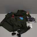 EBYTOP Halloween Costumes for Adult 2025 Pilot Flight Costume Dress for Women (Small)