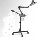 TASALON Professional 2-in-1 Facial Steamer, Ozone Face Steamer with 5X Magnifying Lamp Deep Cleaning Pore,Hot Mist Face Steamer Salon Spa Beauty Skin Care Equipment, Aroma Therapy Nozzle Included