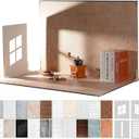 Product Photography Backdrops with Shadow Boards, 23x35in 10 Pcs 20 Patterns Photo Backdrop Board for Tabletop Small Shooting, Background for Photos, Metlakat