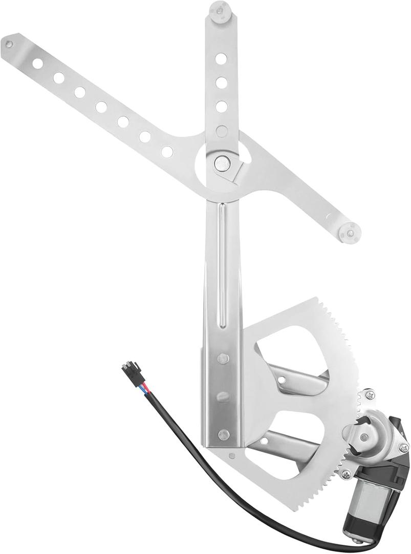Front Driver Side Power Window Regulator with Motor for Chevy GMC Suburban C1500 C2500 K1500 K2500, Tahoe Blazer Yukon, C3500 K3500 1992 1993 1994 1995 1996 1997 1998 1999 2000 2001 2002, Left
