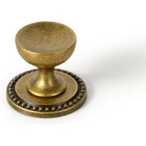 Goo-Ki 6 Pack Antique Brass Cabinet Knobs with Studded Backplate  Vintage Round Cup Design with Rustic Patina Finish Retro Kitchen Drawer Handles Goo-Ki 6 Pack Antique Brass Cabinet Knobs with Studded Backplate  Vintage Round Cup Design with Rustic Patina Finish Retro Kitchen Drawer Handles