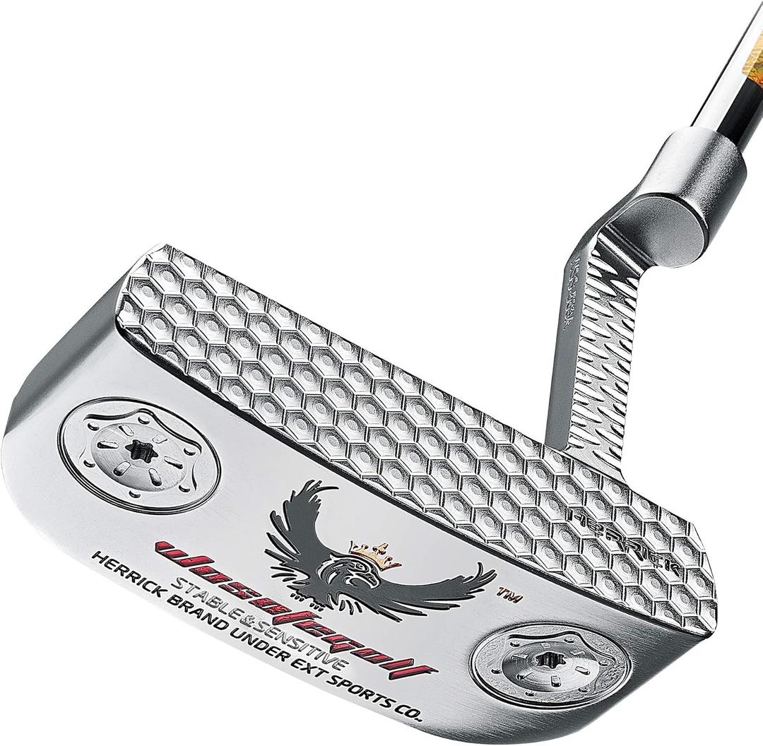 Forged Golf Putter for Men, CNC Milled Mallet Head, Right Handed