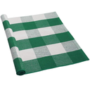 Buffalo Check Rug,Plaid Outdoor Rug,Layered Door Mat,Cotton Gingham Rugs,Floor Mat for Front Porch/Runner/Bedroom/Kitchen/Farmhouse, Size 70*110 cm, Green & White