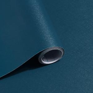Safiyya 393"x17.7" Dark Blue Peel and Stick Wallpaper Blue Contact Paper Solid Color Removable Self Adhesive Wallpaper Decorative Vinyl Rolls for Wall