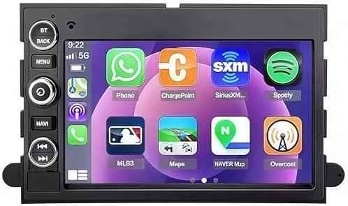 Android 15 8-core 4+64GB Stereo for Ford F150 250 350 Radio 2004-2016 Ford Mustang 2005-2009 Compatible Most Ford Radio Wireless Carplay Android Auto with 7" IPS Touchscreen GPS Navigation