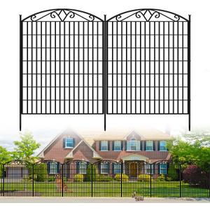 10 Panels No Dig Dog Fence Outdoor for Yard, 33in(H) x 21.6ft(W) Tall Animal Barrier Fenceing Panels, Rustproof Ground Stakes Temporary Wire Screen for Patio