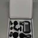 Mini Massage Gun with 10 Massage Heads, Percussion Deep Tissues Handheld Muscle Massager, 8mm Amplitude High-Intensity Massager Gun for Pain Relief for Office Gifts for Her, Home, Athletes (Black)