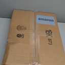 Large Boot Tray for Entryway, 20.47"x13.38" Heavy Duty Boot Mat Tray 2 Packs, Waterproof Plastic Shoe Mat with Dual Ear Handle, Indoor/Outdoor Multi-Purpose Mats for Shoes, Garden, Pets (Brown)