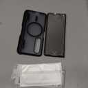 MOBOSI Magnetic for Samsung Galaxy Z Fold 4 Case, Compatible with Magsafe, Built-in Hinge Protection & Front Screen Protector Full Body Rugged Phone Cases for Z Fold4 with S Pen Slot, Privacy Black