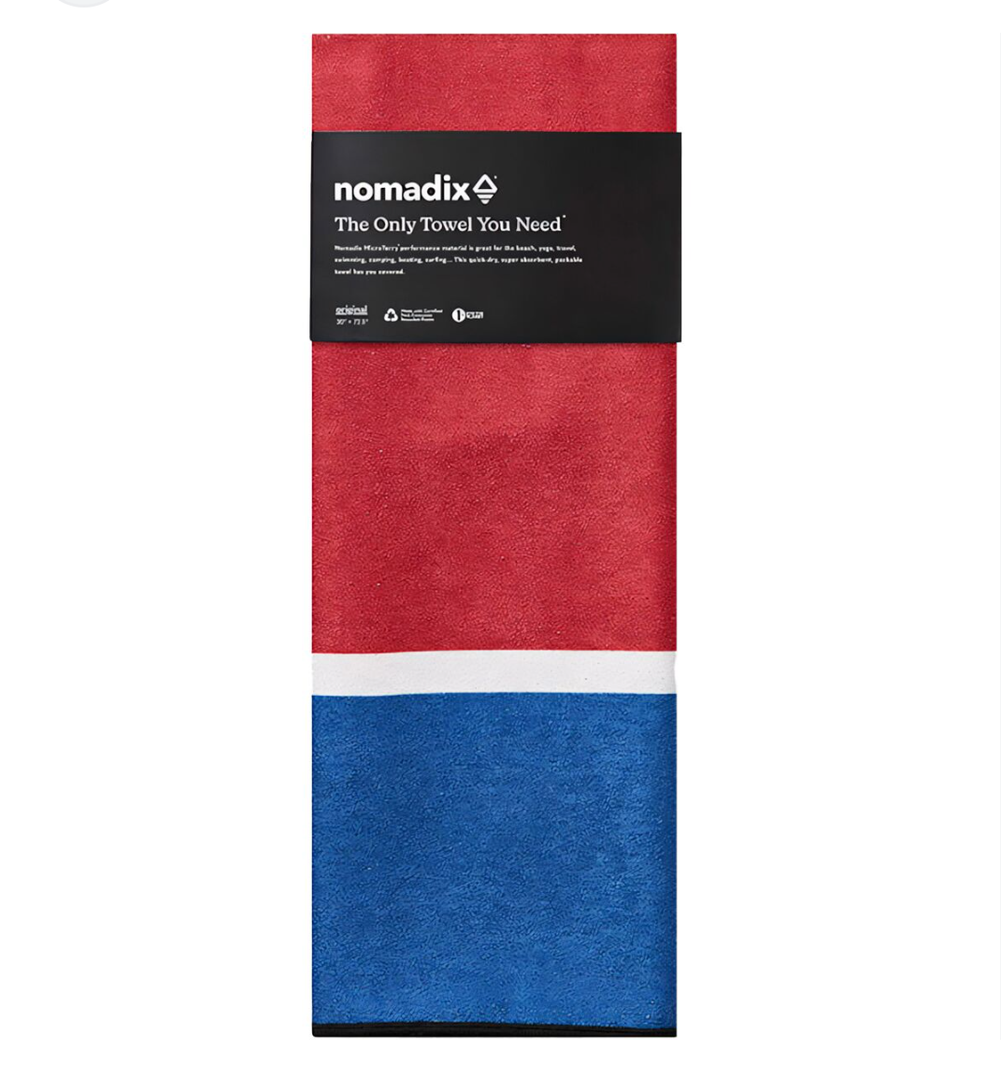 Nomadix Original Towel - Perfect for Beach, Pool, Travel, Camping, Yoga - Made with Recycled Materials - Super Absorbent - Sand Resistant - Tennessee State Flag - 72.5x30