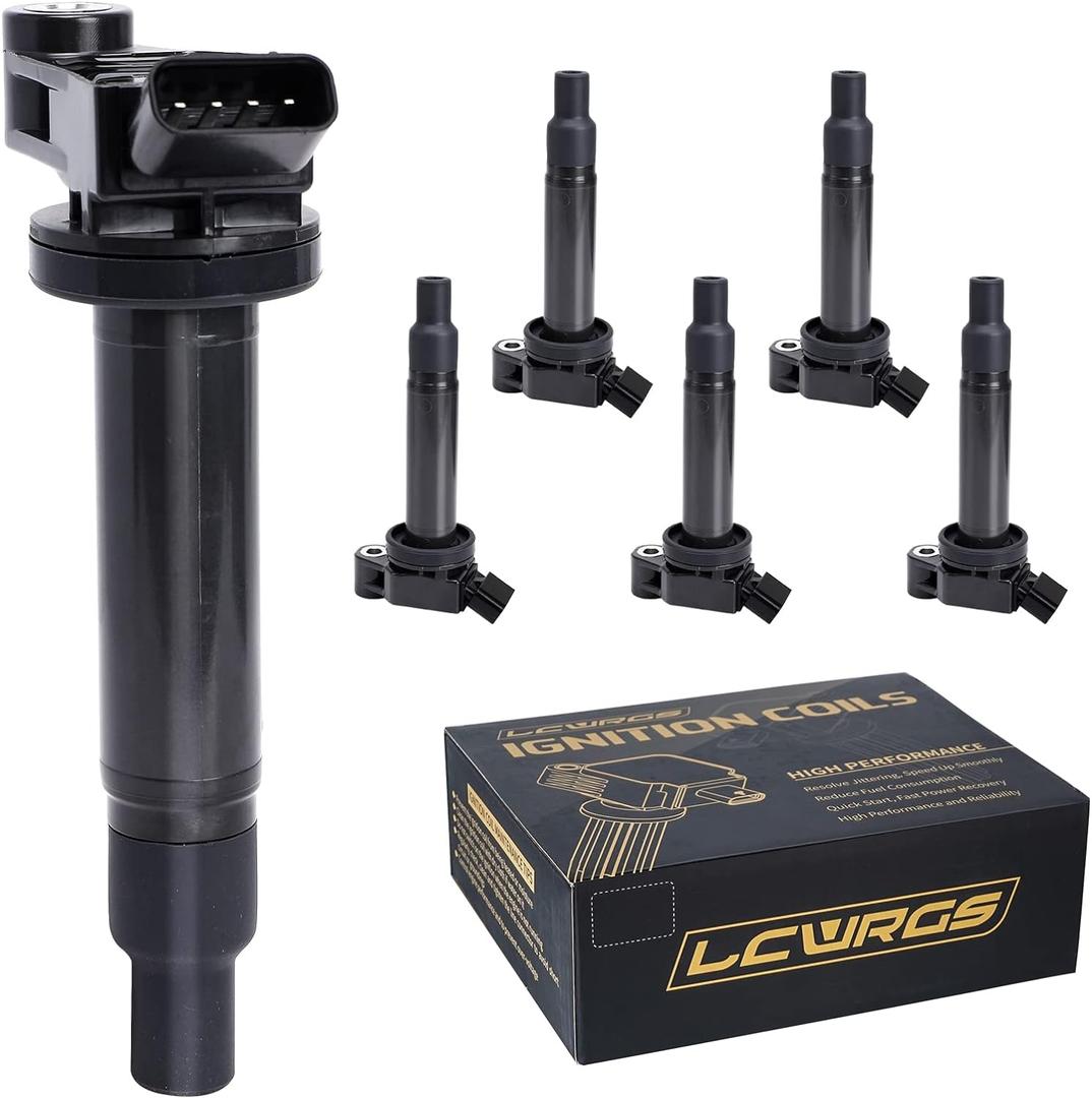Set of 6 Ignition Coils Fits for 3.0 V6 Toyota Sienna Highlander Camry Avalon Lexus ES300 RX300 1999 2000 2001 2002 2003 2004 2005 2006 2007 2008 Coil Packs Replaces# UF267 C1175