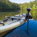 Kayak Motor Mount, Kayak Transom Mount Trolling Motor Mount Kit for Sit-On-Top Fishing Kayak Scupper Holes/Kayak Mount Tracks
