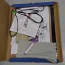 Exbelle 14 LED Drawing Board 7 Colors Light Acrylic Dry Erase Lumiboard for Kids with Stand 2 Modes as Night Light for Room/Store/Office Ideal Gift for Festival Decoration 7 Markers