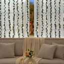 MARTINE MALL Flower Garland Rose Vines, 8 Strands 66Ft Flowers Vines for Bedroom, Rose Flower Garland Decoration, Sapphire Rose Floral Garland for Room Table Birthday Wedding Party Garden Wall Decor
