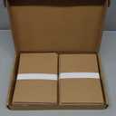 50 Pack Blank Cards and Envelopes 4x6, Brown Blank Note Cards Greeting Cards and Envelopes Set, Folded Cardstock with A6 Envelopes for DIY Greeting Cards, Thank You Cards, Invitations in All Occasions
