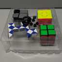Cuberspeed Beginners Speed Cube Set 3x3 Speed Cube 2x2 Mirror Cube 2x2x2 Stickerless Sanke Twist Puzzle Cube