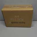 6 Pcs Clear A4 File Portable Project Case, Plastic Storage Box for 8.5" x 11" Letter Paper, Scrapbook Paper Storage Boxes Documents Magazines Holder (whie)