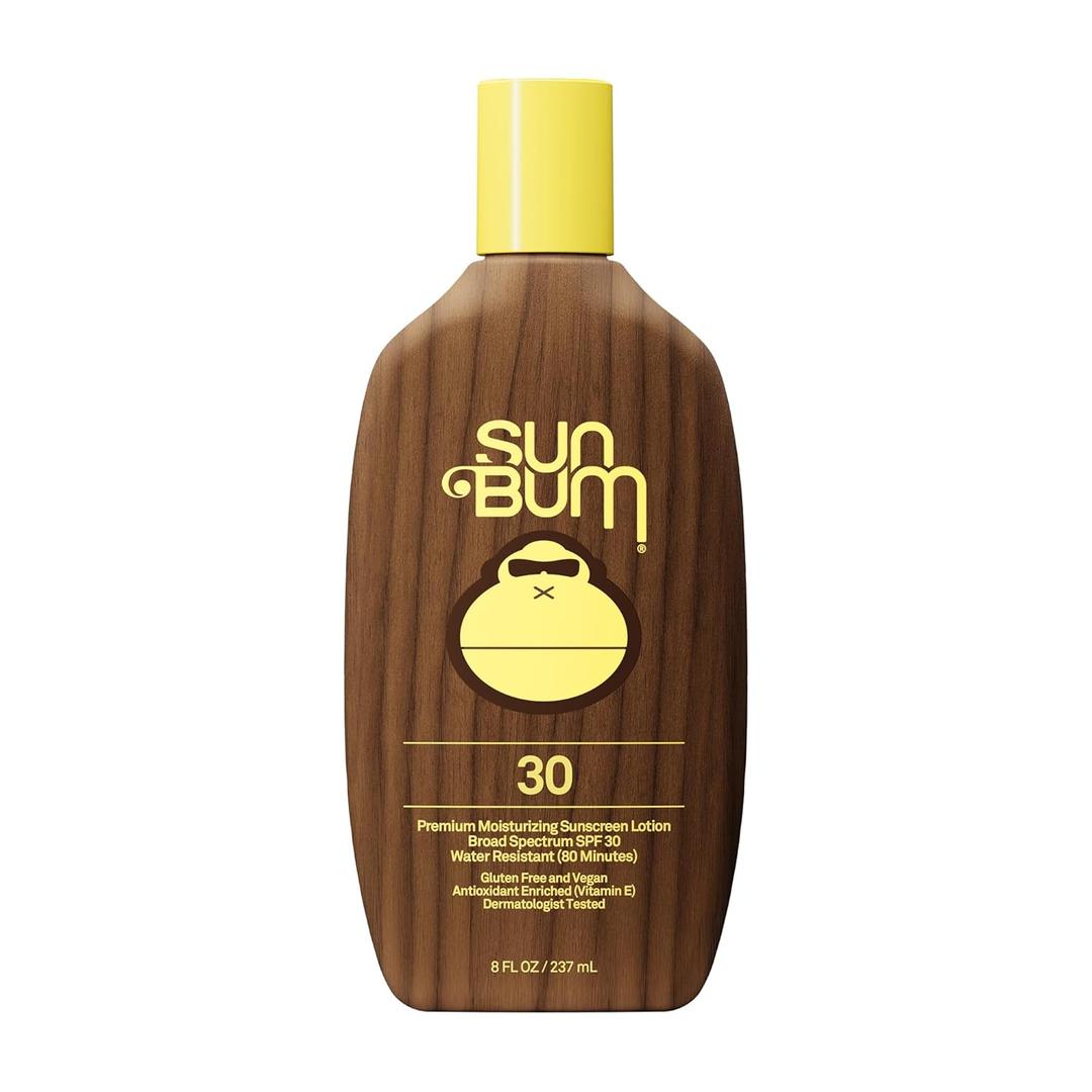 Sun Bum Original SPF 30 Sunscreen Body Lotion - Broad Spectrum Moisturizing Sunscreen with Vitamin E - Hawaii 104 Act Compliant (Made without Octinoxate & Oxybenzone) - 8 oz