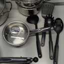 T-fal Cook & Strain Stainless Steel Cookware Set, 14 Piece Set, Dishwasher Safe, Multi, Silver