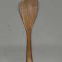 Wooden Spatula Nonstick Turner Acacia Wood, Right Long Handle Flat Frying Spatulas Handmade for Mother Wife Grandma Her Kitchen Gift, Ideal Cookware Utensils for Cooking Eggs, Fish, Pancakes (12 Inch, Brown)