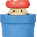 Tiger Tribe Bath Pop-Up Mushroom: Water-Activated Peek-A-Boo Toy for Kids, Eco-Friendly, Sensory Play, Bioplastic, Ages 0-4