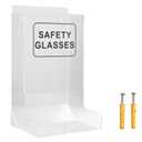 Safety Glasses Case, Acrylic Storage Holder for Industrial Dental and Laboratory Environments Transparent Holder for Disposable Goggles or Wall-Mounted Toy Snack Organiser